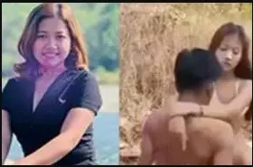 ချောင်းရိုက်သွားတာ တောထဲမှာဖက်ပြီး စော်အချောလေးကို လိုးပလိုက်တာ