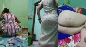 ရေမိုးချိုး ပြင်ဆင်နေတဲ့ မိန်းမကိုတစိမ့်စိမ့်ကြည့်ရင်းအောကားရိုက်