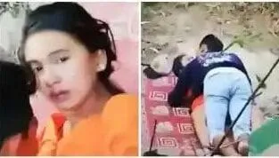 တောထဲ လူလစ်တယ်ထင်လို့ လိုးကာမှ လူမိသွား ချောင်းရိုက်လေး